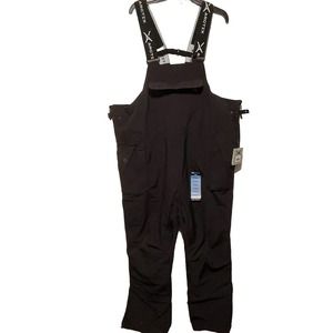 Arctix Men's Eco Friend Corkscrew Bib Overalls, Black, XX-Large/34 Inseam